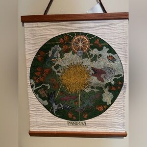 NWT Avatar Pandora Woven animal globe tapestry